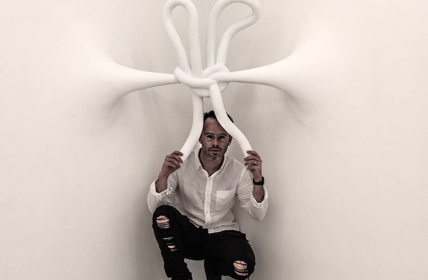 Daniel Arsham Corner Knot moco museum