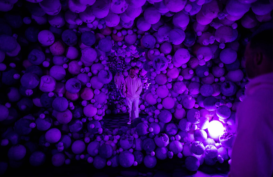Moco Museum Daniel Arsham Amethyst Ball Cavern1