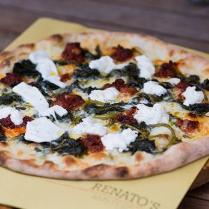 Authentic Italian pizza is what you eat at Renato's Pizzeria.