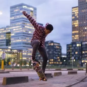 Largest skate park in the Netherlands on Zeeburgereiland