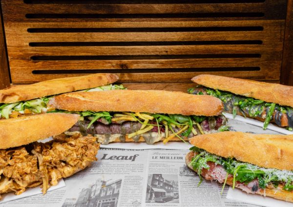 Leauf Spui: ribeye and kimchi sandwiches, no grilled cheese sandwiches