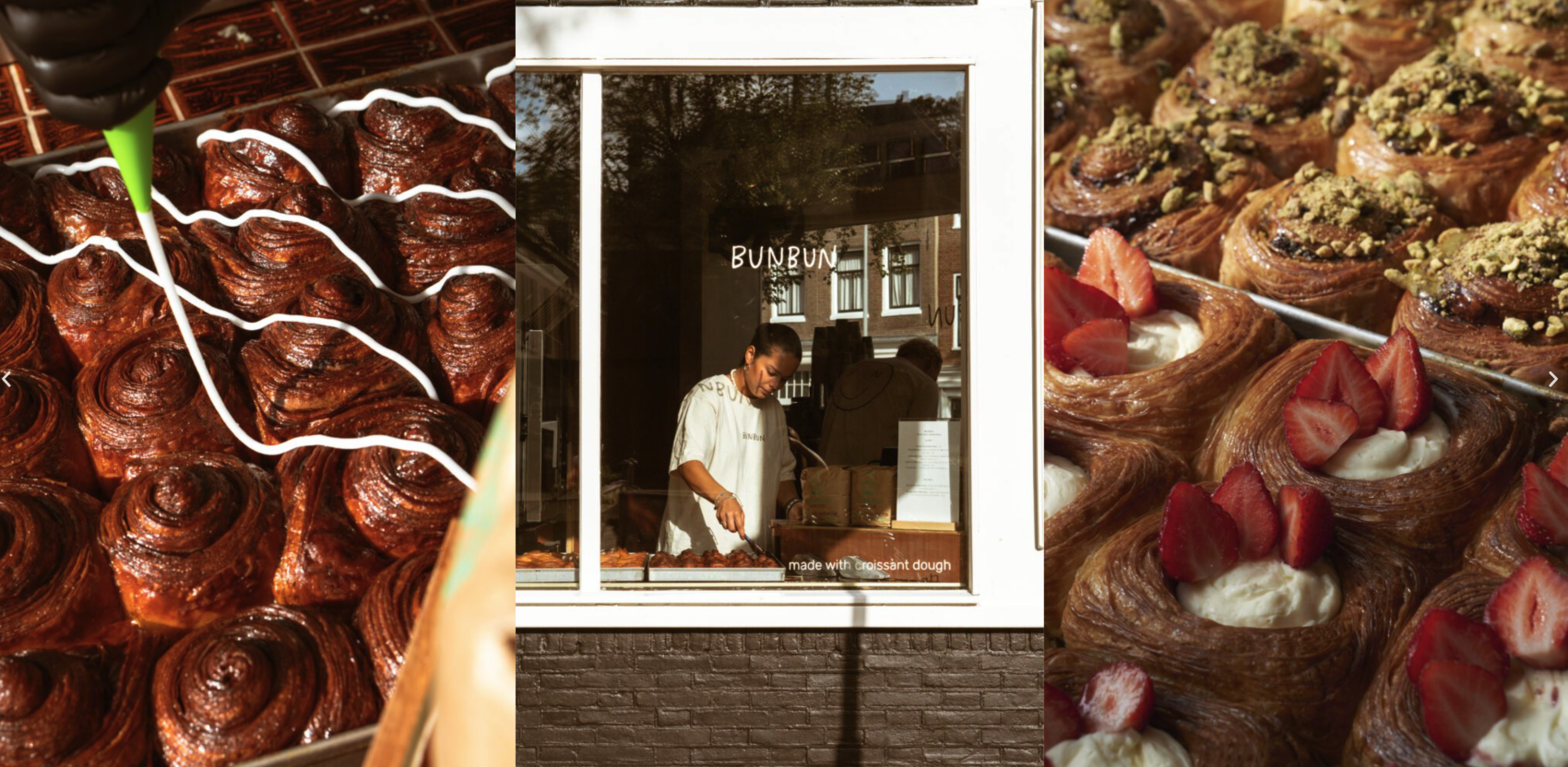 BunBun: Buns van croissantdeeg in zoete en hartige variaties