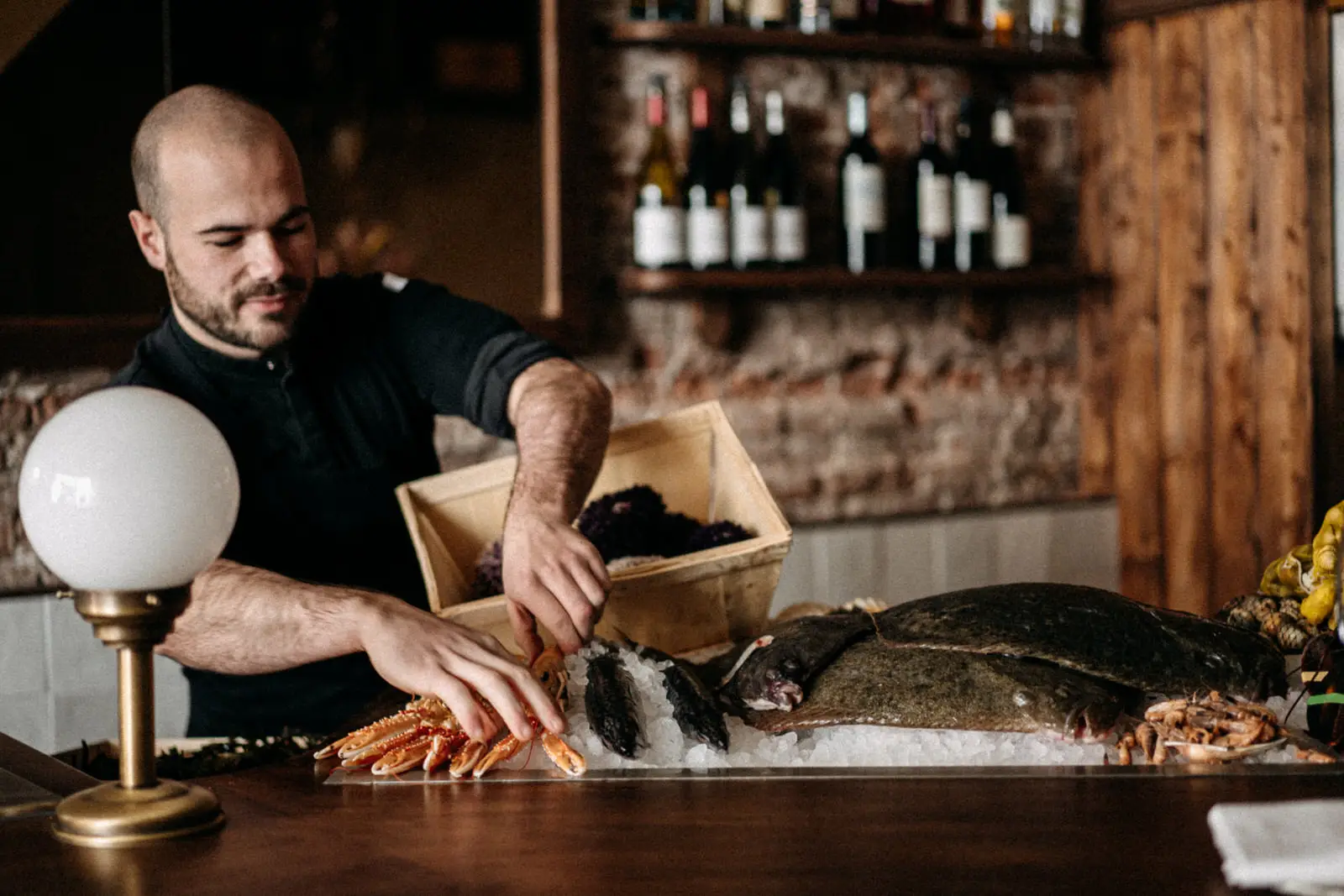 Experience culinary seafood at Bistro de la Mer