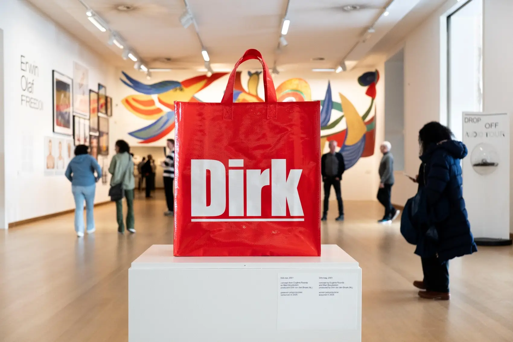 Design icon Dirk bag at the Stedelijk Museum