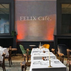 Felix Café: dineren in een Verlichting-pand aan de Keizersgracht