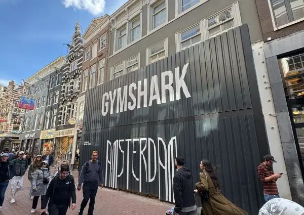 Gymshark opens Netherlands' first store in heart of Amsterdam