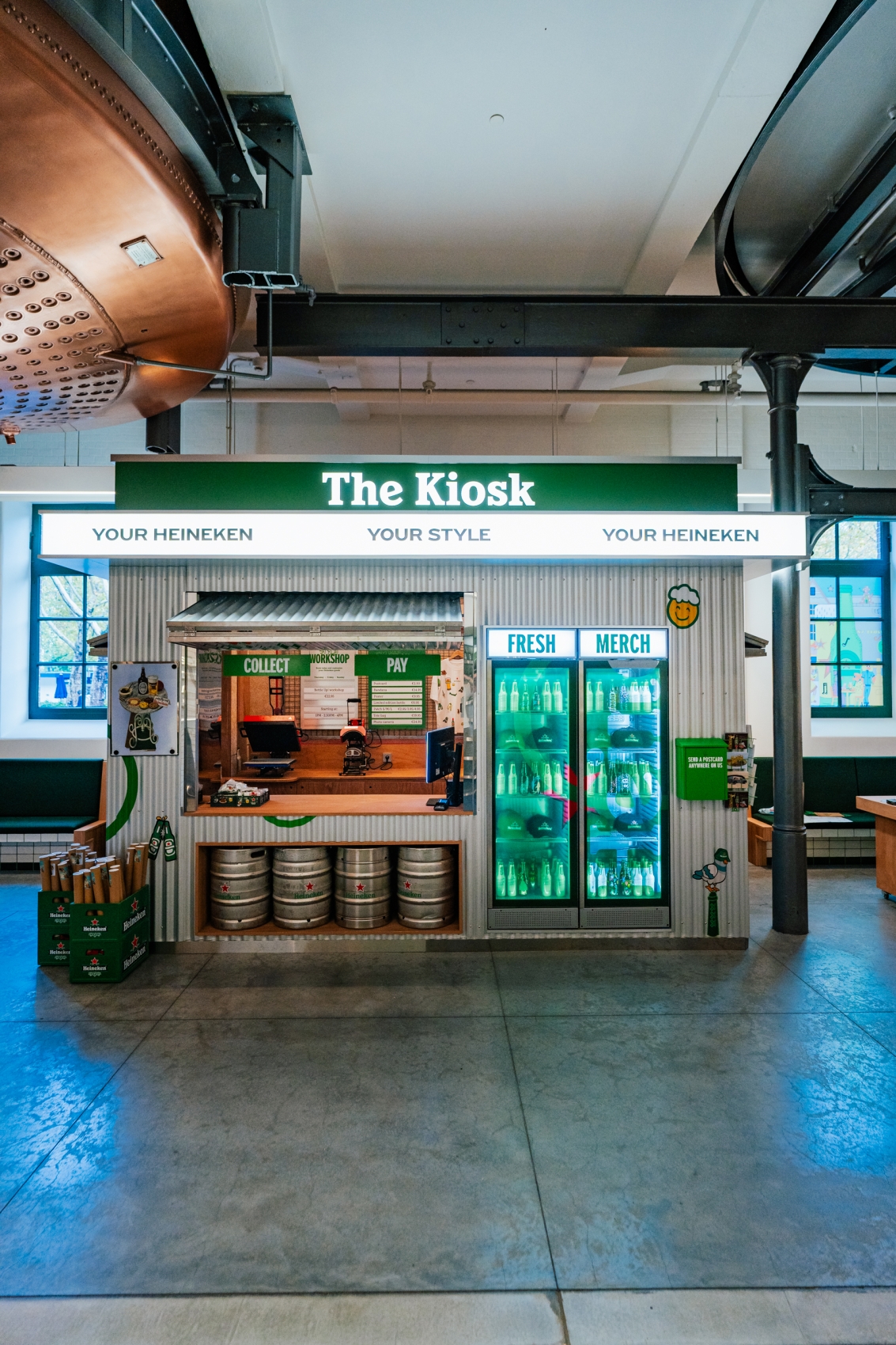 The Kiosk: Creatieve ontmoetingsplek in Heineken Experience
