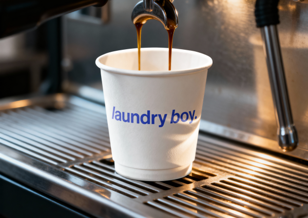 Laundry Boy in Jordaan: Wash your clothes while drinking coffee