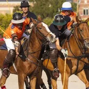 Polo in Museum Square with a touch of glamour