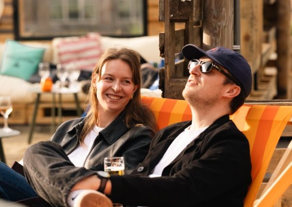 Beach of East: City beach on roof terrace House of Orchid