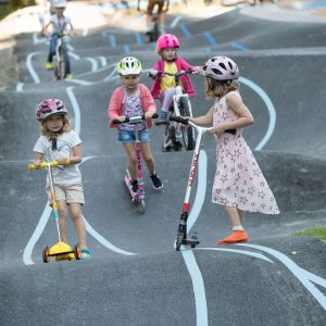 Tagorepark on Beach Island: Holland's largest pumptrack