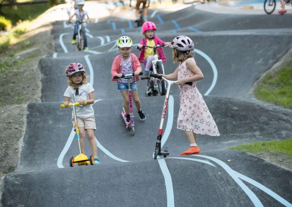 Tagorepark on Beach Island: Holland's largest pumptrack