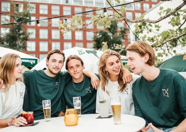 Vooges on the IJ: 180-degree view over the water 